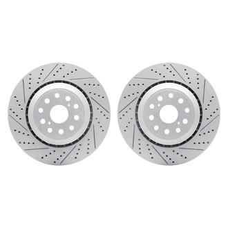 R1 Concepts® - Drilled and Slotted Brake Rotor Set