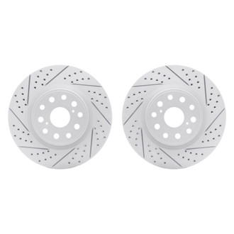 R1 Concepts® - Drilled and Slotted Disc Brake Rotor Set