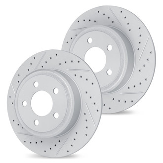 R1 Concepts® - Drilled and Slotted Disc Brake Rotor Set