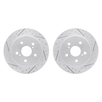 R1 Concepts® - Drilled and Slotted Disc Brake Rotor Set