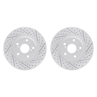 R1 Concepts® - Drilled and Slotted Disc Brake Rotor Set