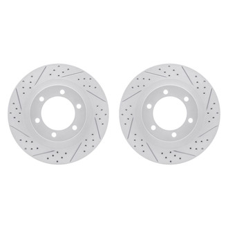 R1 Concepts® - Drilled and Slotted Disc Brake Rotor Set