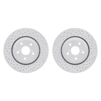 R1 Concepts® - Drilled and Slotted Brake Rotor Set