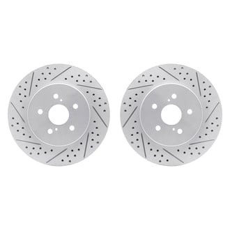 R1 Concepts® - Drilled and Slotted Disc Brake Rotor Set