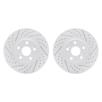 R1 Concepts® - Drilled and Slotted Disc Brake Rotor Set