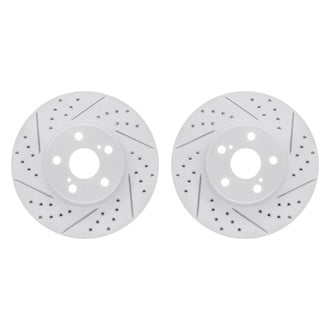 R1 Concepts® - Drilled and Slotted Disc Brake Rotor Set