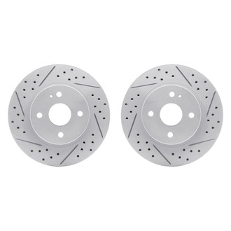 R1 Concepts® - Drilled and Slotted Brake Rotor Set