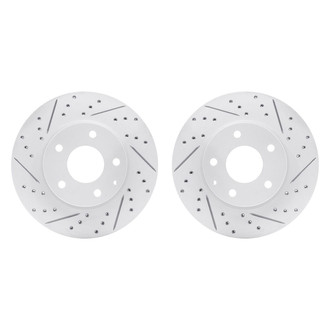 R1 Concepts® - Drilled and Slotted Disc Brake Rotor Set