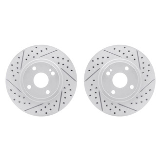 R1 Concepts® - Drilled and Slotted Disc Brake Rotor Set