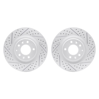 R1 Concepts® - Drilled and Slotted Disc Brake Rotor Set