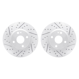 R1 Concepts® - Drilled and Slotted Disc Brake Rotor Set
