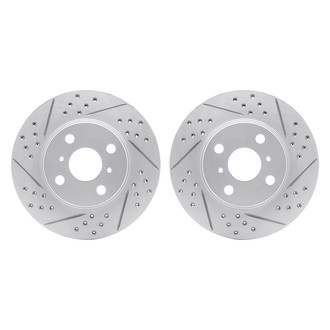 R1 Concepts® - Drilled and Slotted Disc Brake Rotor Set