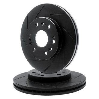 R1 Concepts® - Slotted Disc Brake Rotor Set