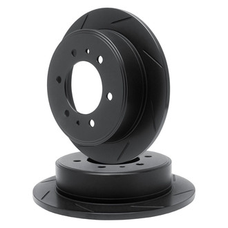 R1 Concepts® - Slotted Rear Brake Rotor Set