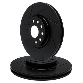 R1 Concepts® - Slotted Disc Brake Rotor Set