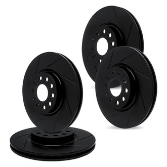 R1 Concepts® - eLINE Series™ Slotted Front and Rear Brake Rotor Set