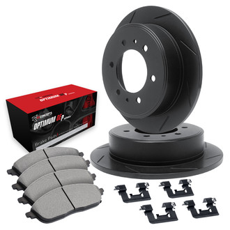 R1 Concepts® - Slotted Front Brake Kit with 5000 OE Pads