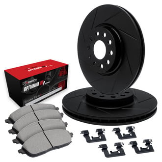 R1 Concepts® WCUH1-54051 - Slotted Front Brake Kit with 5000 OE Pads