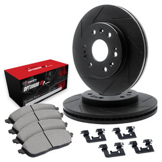 R1 Concepts® WCUH1-76088 - Slotted Front Brake Kit with 5000 OE Pads