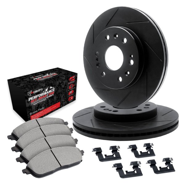  R1 Concepts® - Slotted Rear Brake Kit with Performance Off-Road/Tow Brake Pads