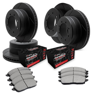 R1 Concepts® - Slotted Brake Kit with Performance Off-Road/Tow Brake Pads