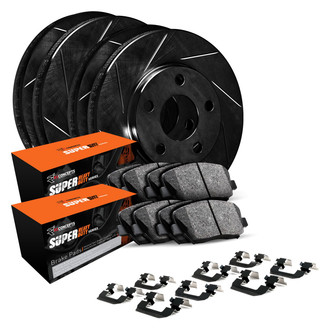 R1 Concepts® - Slotted Brake Kit with Super Duty Pads