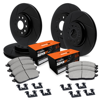R1 Concepts® - Slotted Brake Kit with Super Duty Pads