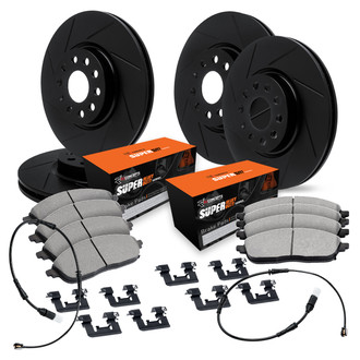 R1 Concepts® - Slotted Brake Kit with Super Duty Pads