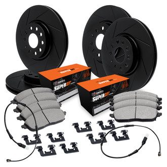 R1 Concepts® - Slotted Brake Kit with Super Duty Pads