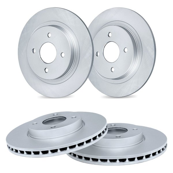 R1 Concepts® - Front and Rear Brake Rotor Set