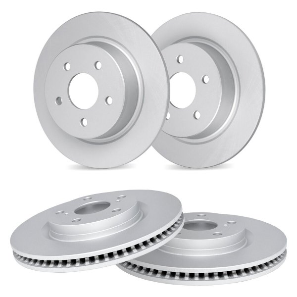 R1 Concepts® - Front and Rear Brake Rotor Set