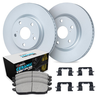 R1 Concepts® - Rear Brake Kit with Euro Ceramic Pads