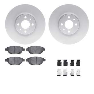 R1 Concepts® - Front Brake Kit with Euro Ceramic Pads