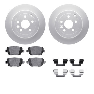R1 Concepts® - Rear Brake Kit with Euro Ceramic Pads