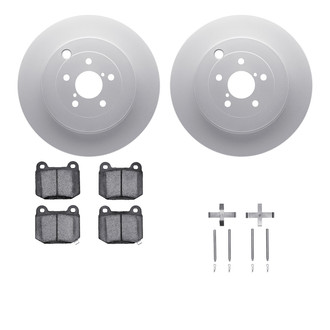R1 Concepts® - Rear Brake Kit with Euro Ceramic Pads
