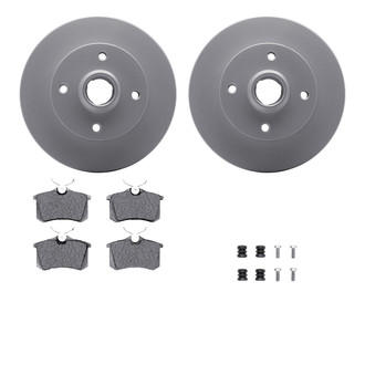 R1 Concepts® - Rear Brake Kit with Euro Ceramic Pads