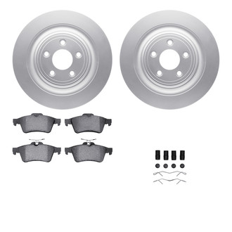 R1 Concepts® - Rear Brake Kit with Euro Ceramic Pads