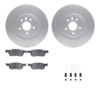 R1 Concepts® - Front Brake Kit with Euro Ceramic Pads