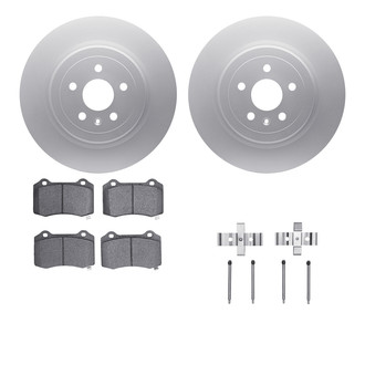 R1 Concepts® - Rear Brake Kit with Euro Ceramic Pads
