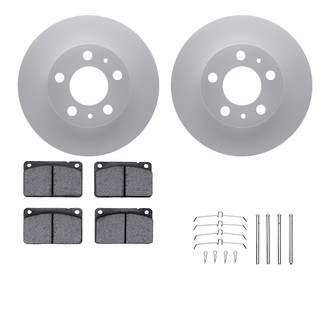 R1 Concepts® - Front Brake Kit with Euro Ceramic Pads