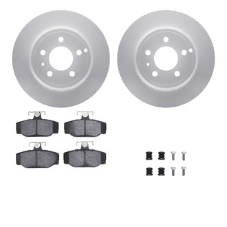 R1 Concepts® - Rear Brake Kit with Euro Ceramic Pads