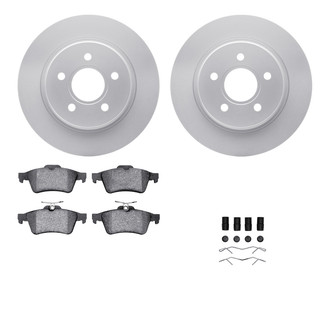 R1 Concepts® - Rear Brake Kit with Euro Ceramic Pads