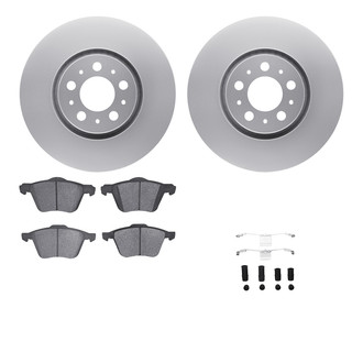 R1 Concepts® - Front Brake Kit with Euro Ceramic Pads