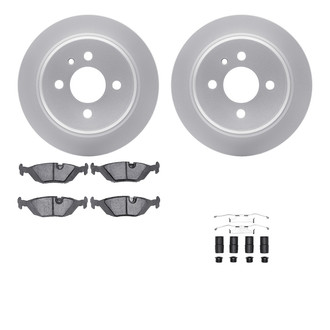 R1 Concepts® - Rear Brake Kit with Euro Ceramic Pads