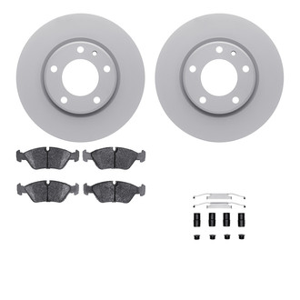 R1 Concepts® - Front Brake Kit with Euro Ceramic Pads