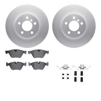 R1 Concepts® - Front Brake Kit with Euro Ceramic Pads