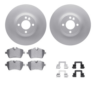 R1 Concepts® - Front Brake Kit with Euro Ceramic Pads