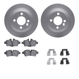 R1 Concepts® - Rear Brake Kit with Euro Ceramic Pads
