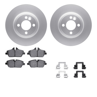 R1 Concepts® - Front Brake Kit with Euro Ceramic Pads