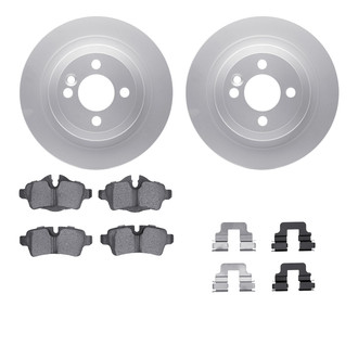R1 Concepts® - Rear Brake Kit with Euro Ceramic Pads
